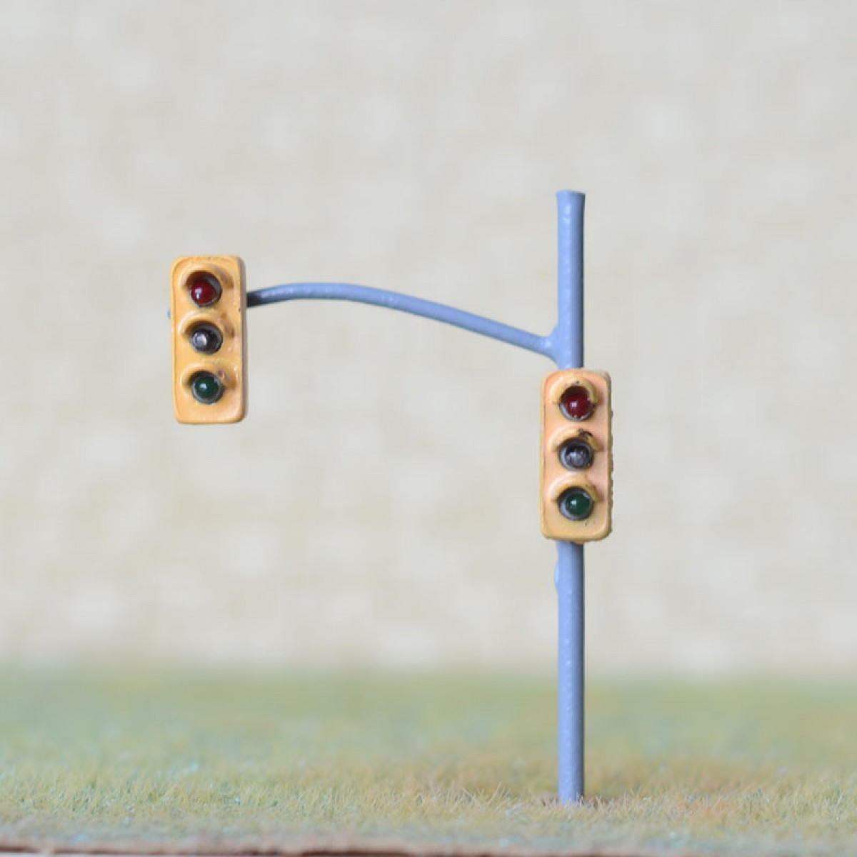 1 x traffic signal light HO OO scale model railroad crossing street light #3P3E